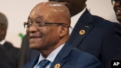 Jacob Zuma, président de l'Afrique du Sud