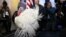 FILE - One of the National Thanksgiving Turkeys is presented to members of the press before U.S. President Donald Trump participates in the 71st national turkey pardoning at the White House in Washington, Nov. 20, 2018.
