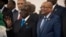 President Robert Mugabe and South African president Jacob Zuma, whose country has just sold some Zimbabwe property.