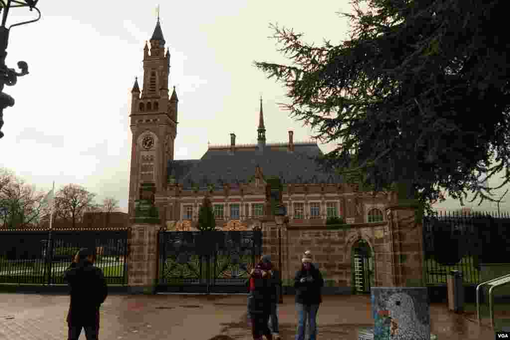 The International Court of Justice ,The Hague, Netherlands.