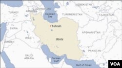 Ramani ya Iran na nchi jirani