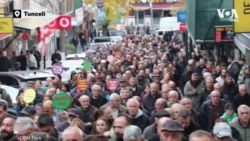 DEM Parti ve CHP Tunceli’de kayyum atamalarını protesto etti
