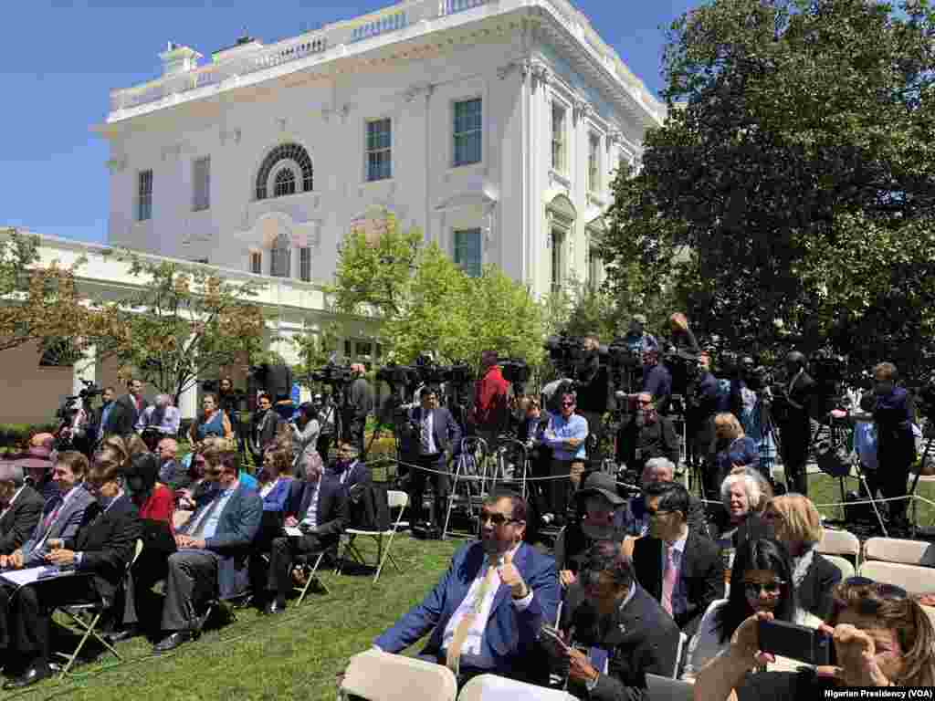 Ganawa Tsakanin Shugaba Buhari Da Shugaba Trump A Fadar White House