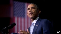 Tổng thống Obama nói rằng giờ là 'nhiệm vụ của chúng ta' để giúp mọi người dân Mỹ cảm nhận được 'một phần của sự trỗi dậy của đất nước.' 