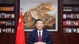 中国国家主席习近平发表2024年新年讲话。