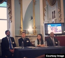 ທ.ນ. ເຊຣາ ກ່າວໃນກອງປະຊຸມລາຍງານລັດຖະສະພາ ສຫລ ກ່ຽວກັບສະພາບການ UXO ໃນລາວ, ຕຸລາ 2019