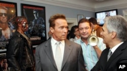 Arnold Schwarzenegger u muzeju u njegovom rodnom mjestu Thal u Austriji