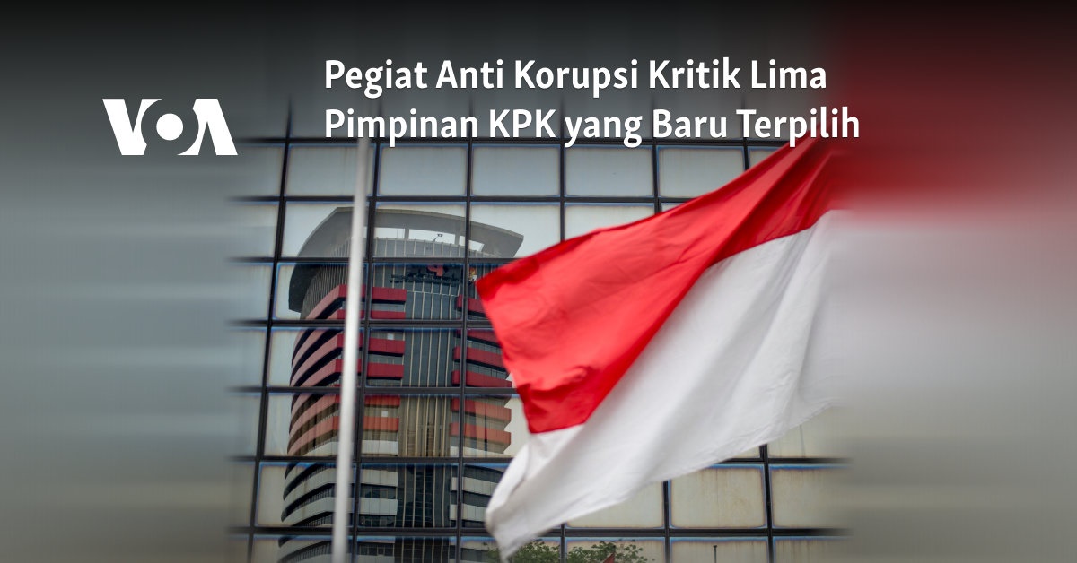 Pegiat Anti Korupsi Kritik Lima Pimpinan KPK yang Baru Terpilih