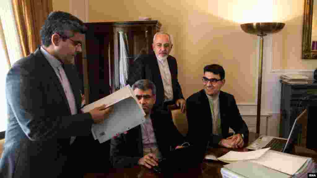 اتاق هیئت مذاکره کننده اتمی ایران در هتل کوبورگ وین - شنبه ۲۰ تیر ۱۳۹۴