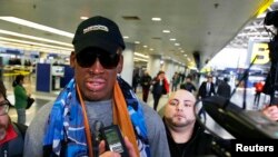 L'ancienne star du basket Dennis Rodman 