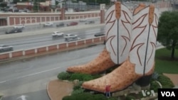 Large Cowboy Boots in Texas
