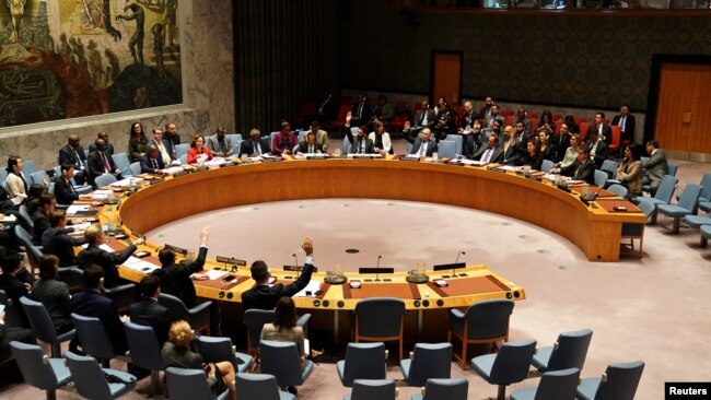 联合国安理会上个月就也门问题投票表决（路透社）