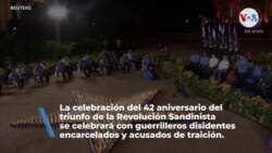 Ortega celebrará el 42 aniversario de la revolución sandinista con guerrilleros disidentes tras las rejas y exiliados