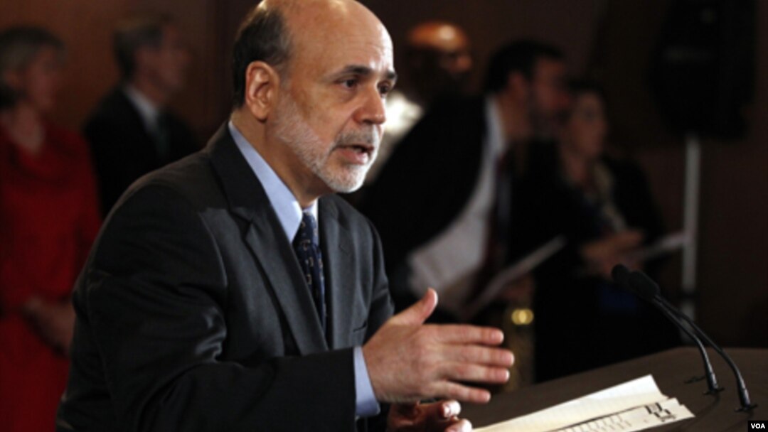 El mes pasado el presidente de la FED, Ben Bernanke, dijo que la tasa de interés interbancaria se mantendría cercana a cero.