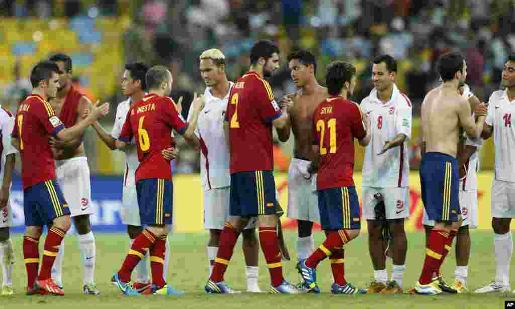 Brazil Soccer Confed Cup Spain Tahiti