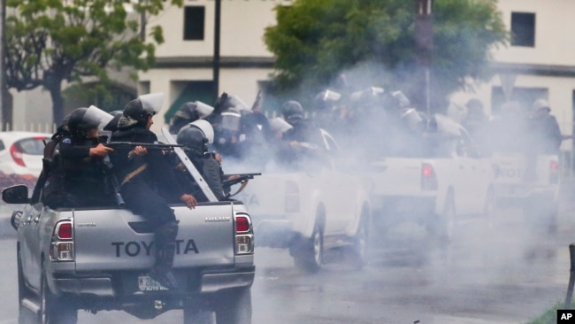 El gobierno nicaragüense comenzó a tomar distancia de organismos internacionales a raíz de las manifestaciones en 2018. Foto: AP