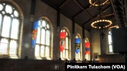 Interior of the Great Hall, Bryn Mawr College. Lower Merion Twp, PA, USA