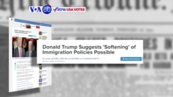 VOA60 Elections - ABC News: Donald Trump is suggesting s a ‘softening’ of his immigration policy