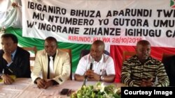 Mu gihugu hagati, ibiganiro vyuguruwe icese ku rwego rw’intara kw’igenekerezo rya 19 ukwezi kwa mbere mu 2016. Vyugururiwe mu ntara ya Kirundo mu nzu y’amakoraniro y’ishure ryisumbuye rya Kanyinya