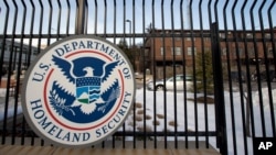 FILE - The U.S. Homeland Security Department headquarters in northwest Washington is pictured, Feb. 25, 2015. 