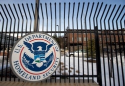 FILE - In this Feb. 25, 2015 file photo, the Homeland Security Department headquarters in northwest Washington is shown.