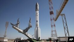 Proton-M/质子-M型运载火箭在位于哈萨克斯坦的发射站