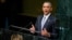 El presidente Barack Obama se dirige a la Asamblea General de la ONU.