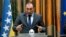 FILE - Bosnia’s Foreign Minister Igor Crnadak speaks to the media during a press conference, March 7, 2016. 