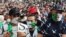 Protesters in Algiers - manifestation du mouvement Hirak à Alger
