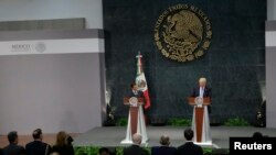  Donald Trump et Enrique Peña Nieto, Mexico, Mexique, le 31 août 2016.
(REUTERS/Henry Romero ) 