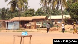 Dans une rue à Bangui, Centrafrique, le 22 décembre 2013.