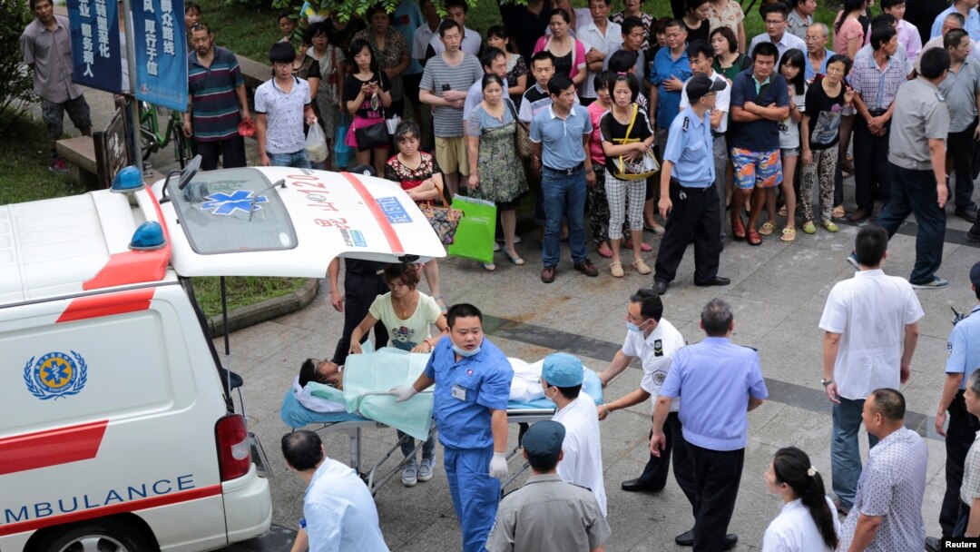 Ledakan di bengkel mobil di China