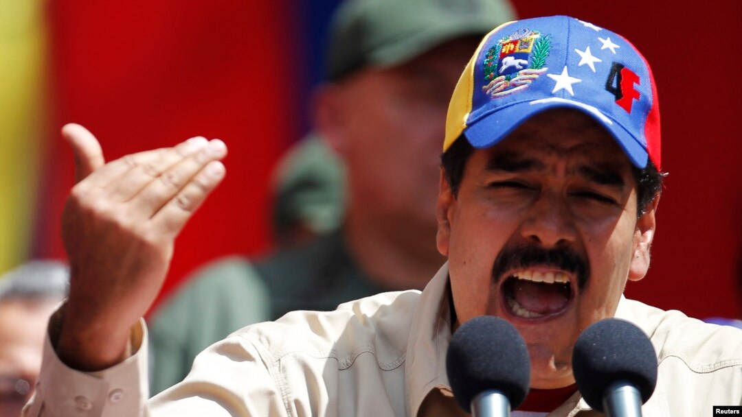 Venezuela's Vice President Nicolas Maduro speaks during a rally in Caracas February 27, 2013. Venezuelans are commemorating the 24th anniversary of the social uprising known as 'Caracazo' which President Hugo Chavez said marked the start of the his revolu