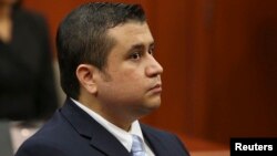 Terdakwa George Zimmerman mulai diadili dalam kasus penembakan atas remaja berkulit hitam, Trayvon Martin di Sanford, Florida (24/6).
