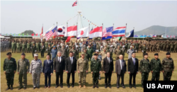 美国和泰国共同主办的金色眼镜蛇多国军演2017年2月14日开幕（美国军方照片）