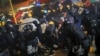 Policemen using batons charge on protesters during a rally in Hong Kong, July 28, 2019.