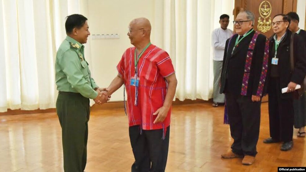ၿငိမ္းခ်မ္းေရးလုပ္ငန္း ဦးေဆာင္အဖြဲ႔ PPST တပ္မေတာ္ ကာကြယ္ေရးဦးစီးခ်ဳပ္နဲ႔ ေတြ႔ဆုံ