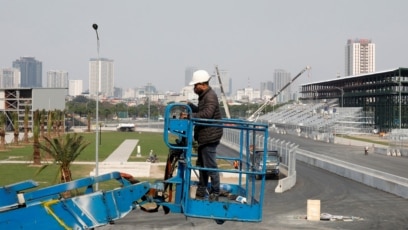  Formula One Vietnam- Công trình xây dựng Đường đua ở Hà Nội. Ảnh chụp ngày 18/2/2020. REUTERS/Kham