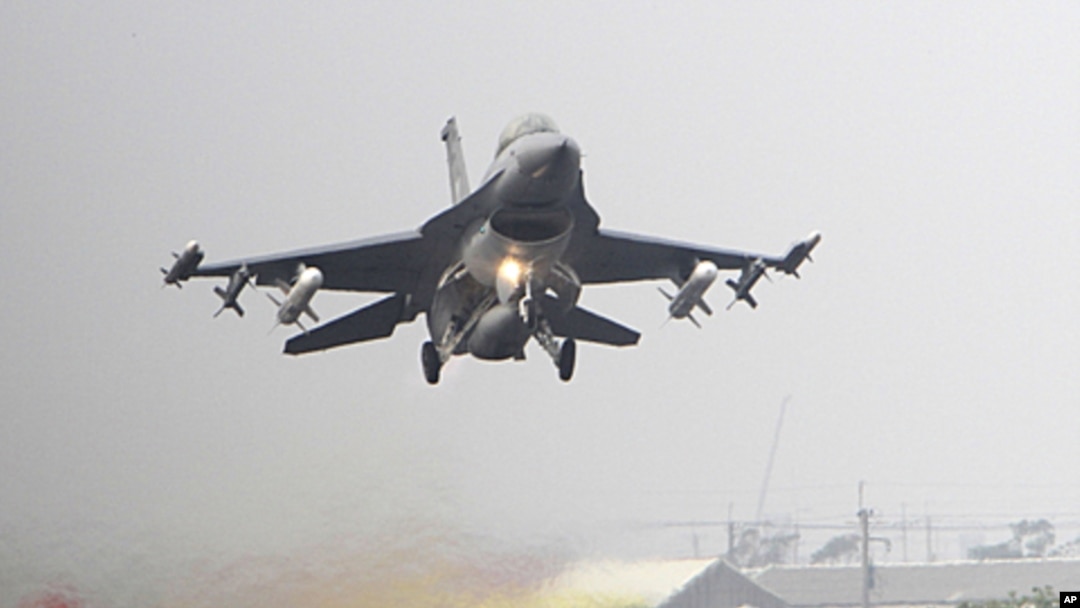台灣空軍現有的F-16A/B型戰機(資料圖片)