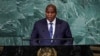 FILE: Central African Republic's President Faustin Archange Touadera addresses the 77th Session of the United Nations General Assembly at U.N. Headquarters in New York. Taken September 20, 2022. 