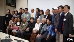 Cambodian-American victims of the Khmer Rouge who filed with the court in Cambodia met in Virginia last week to get updates from the UN-backed trials of three former regime leaders.