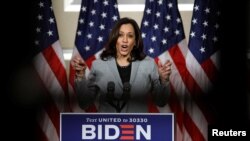 La candidata demócrata a la vicepresidencia de EE.UU., Kamala Harris, dijo el lunes 28 de septiembre de 2020 que el desequilibrio favorable a los republicanos en la Corte Suprema pudiera causar graves cambios en el sistema de salud del país.