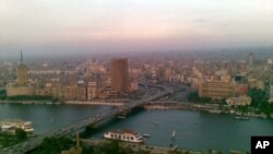 Mto Nile unapita mbele ya jiji la Cairo nchini Misri