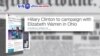 VOA60 Elections - CNN: Hillary Clinton invited Elizabeth Warren to join her rally in Cincinnati