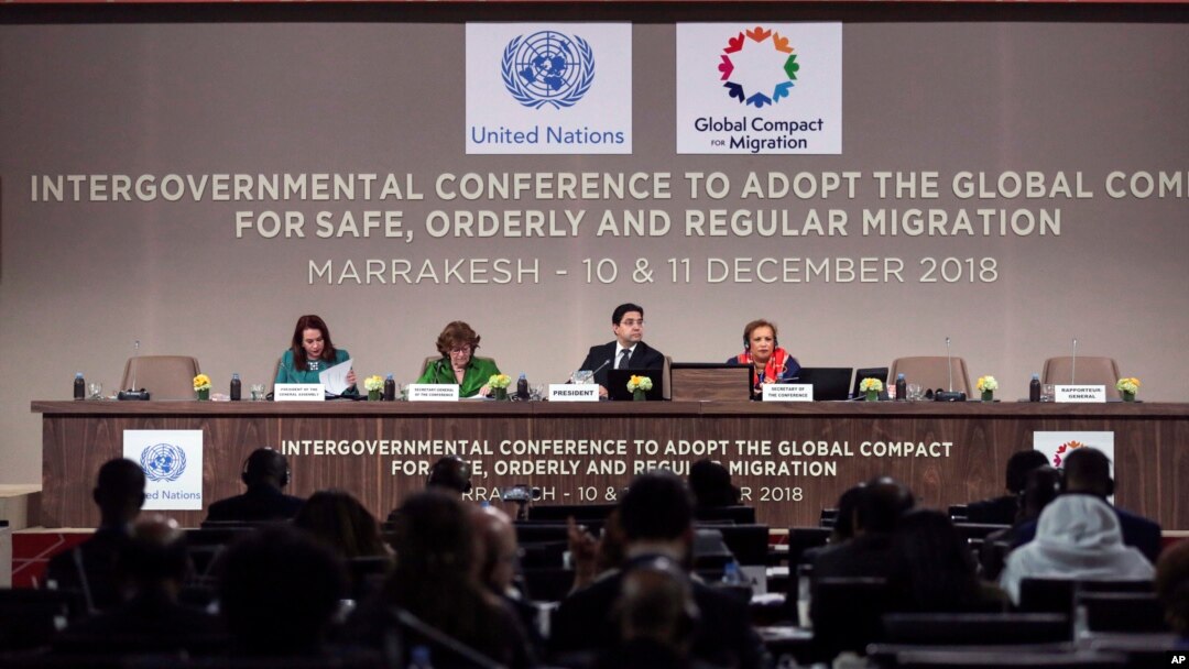 Perjanjian Migrasi Global merupakan hasil dari konferensi di Marrakesh, Maroko, pada 10-11 Desember lalu (foto: dok). 