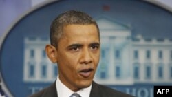 U.S. President Barack Obama holds a news conference to discuss the progress of negotiations with lawmakers to raise the debt ceiling and find a balanced approach to deficit reduction while in the Brady Press Briefing Room at the White House in Washington,