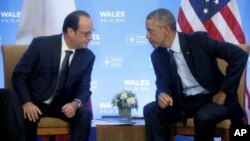 Президенти Франсуа Олланд і Барак Обама (архівне фото)