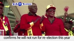 VOA60 Africa - Angolan President to Step Down
