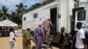 Une clinique mobile pour la vaccination, à Abidjan, le 23 septembre 2021.