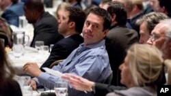 Rep. Devin Nunes, R-Calif., attends a speech by President Donald Trump at the 2018 House and Senate Republican Member Conference at The Greenbrier in White Sulphur Springs, West Virginia, Feb. 1, 2018. 